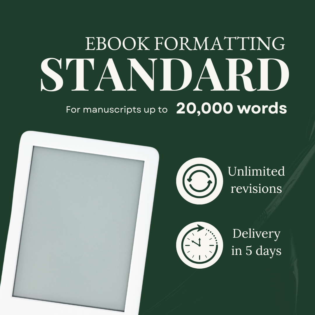 ebook formatting cover standard