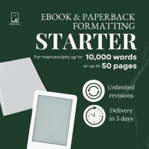 Ebook & Paperback Formatting (Starter)
